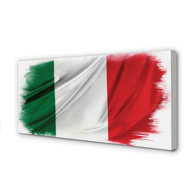 Billede lærred Italiens flag