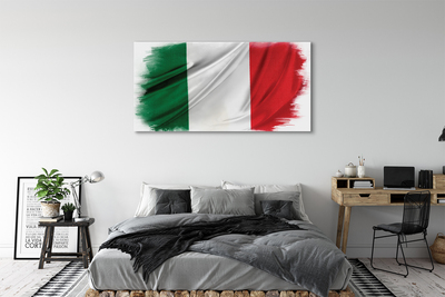 Billede lærred Italiens flag