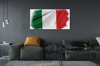 Billede lærred Italiens flag