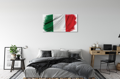 Billede lærred Italiens flag