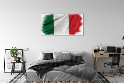 Billede lærred Italiens flag