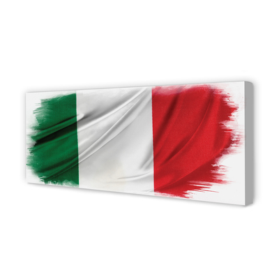 Billede lærred Italiens flag