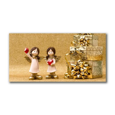 Billede lærred Gifts Christmas Angels Ornaments