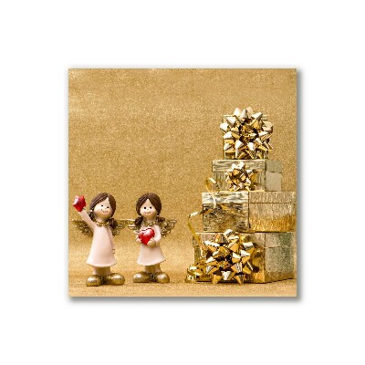 Billede lærred Gifts Christmas Angels Ornaments