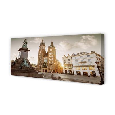 Lærred foto Kraków monument kirke