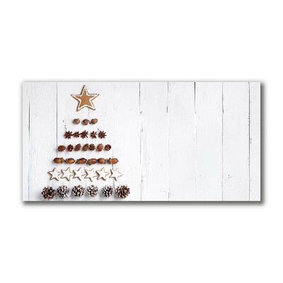 Foto til lærred Gingerbread Christmas Tree Ornaments