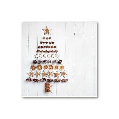 Foto til lærred Gingerbread Christmas Tree Ornaments