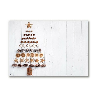 Foto til lærred Gingerbread Christmas Tree Ornaments