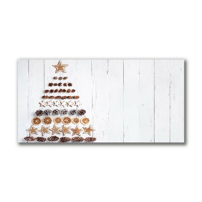 Foto til lærred Gingerbread Christmas Tree Ornaments