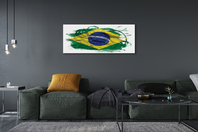 Foto til lærred Brasiliens flag