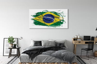 Foto til lærred Brasiliens flag