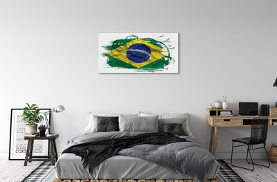 Foto til lærred Brasiliens flag