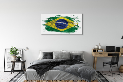 Foto til lærred Brasiliens flag