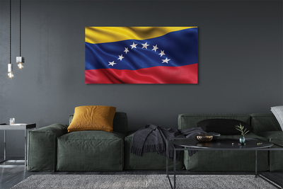 Lærredsbillede Venezuelas flag