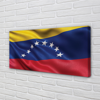 Lærredsbillede Venezuelas flag