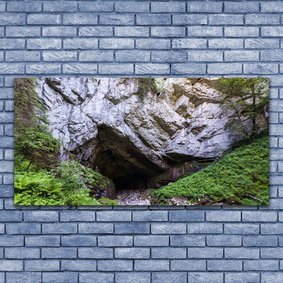 Lærred billede Mountain Cave Nature