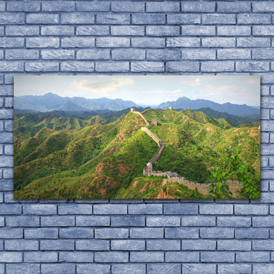 Foto på lærred Great Wall Mountains Landscape