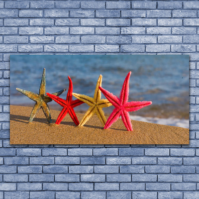 Lærred foto Søstjerne-strandkunst