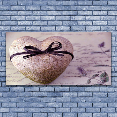 Lærred foto Heart Stone Art