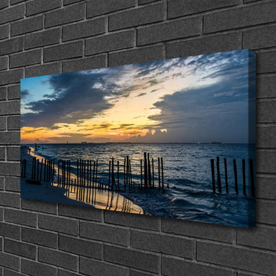 Foto til lærred Sea Beach Landscape