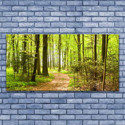 Lærredsbillede Forest Path Nature