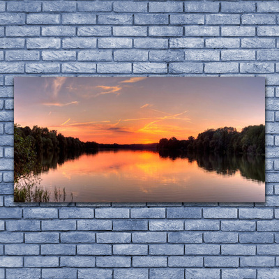 Foto på lærred Lake Forest Landscape