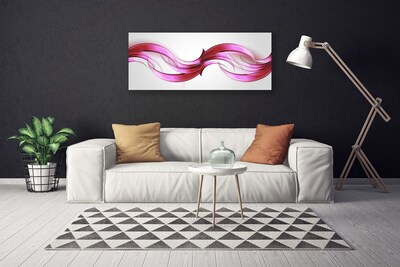 Lærred foto Abstrakte bølger Kunst