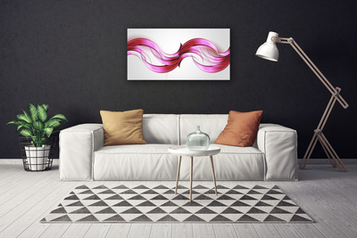 Lærred foto Abstrakte bølger Kunst