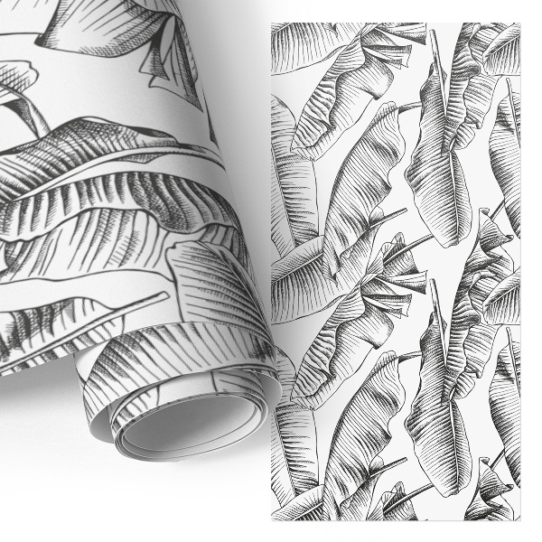 Selvklæbende folie til skab Bananblade