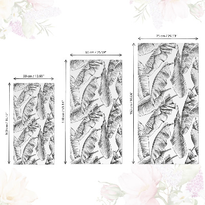 Selvklæbende folie til skab Bananblade