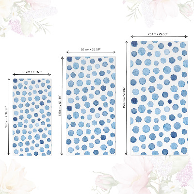 Dekorationsfolie Blå prikker
