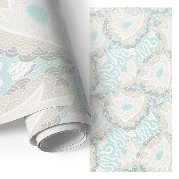 Selvklæbende folie til skab Organiske mønstre