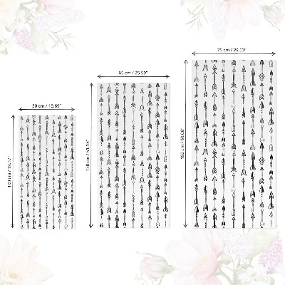 Selvklæbende folie til skabslåge Pilformer