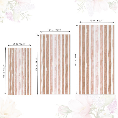 Selvklæbende folie til skab Beige striber