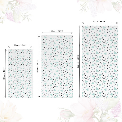 Selvklæbende folie til skabslåge Geometrisk mønster