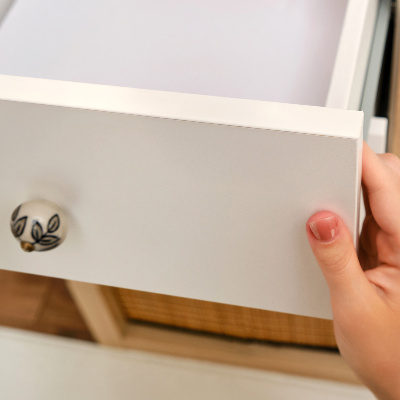 Dekorationsfolie Ren hvid