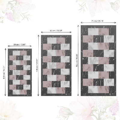 Selvklæbende folie til skab Marmorstil
