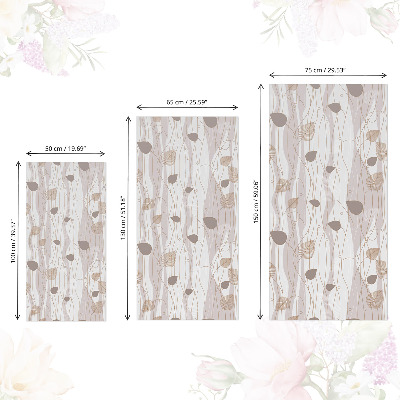 Selvklæbende folie til skabslåge Bladmønster