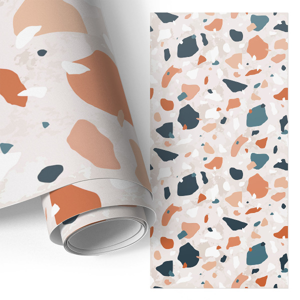 Selvklæbende folie til møbler Farverigt mønster