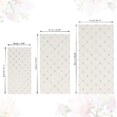 Selvklæbende folie til skabslåge Geometriske romber