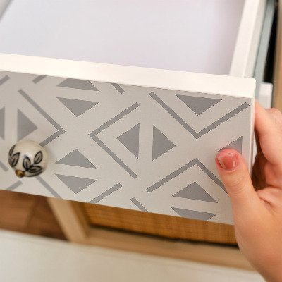 Selvklæbende folie til møbler Geometrisk mønster