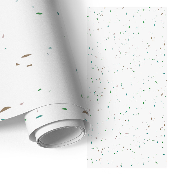 Selvklæbende folie til skabslåge Farverigt mønster