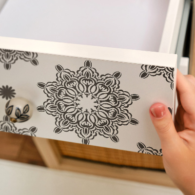 Selvklæbende folie til skabslåge Elegant mandala