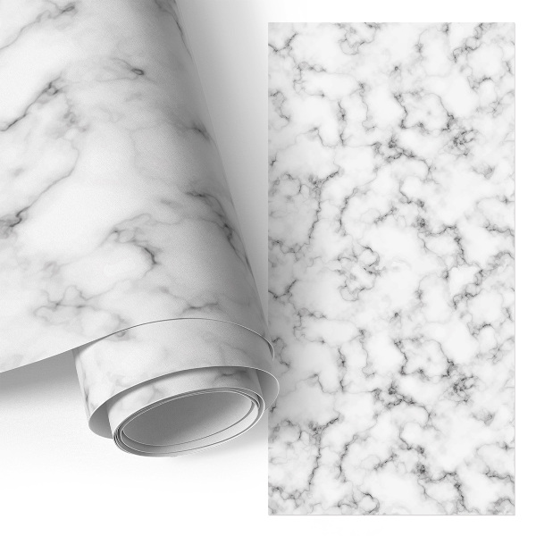 Selvklæbende folie til skab Marmormønster