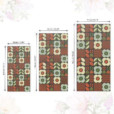 Selvklæbende folie til skabslåge Blomsterfolklore