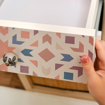 Selvklæbende folie til møbler Geometrisk mosaik