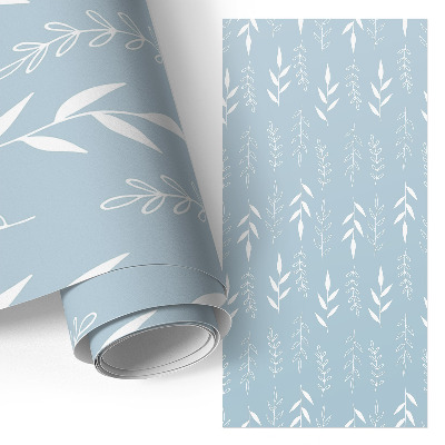 Selvklæbende folie til skab Bladmotiv