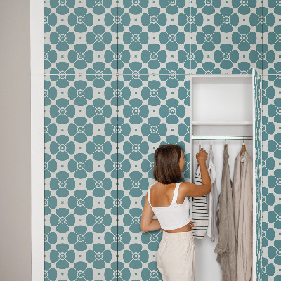 Kontaktplast Blomstergeometri