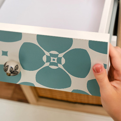 Kontaktplast Blomstergeometri