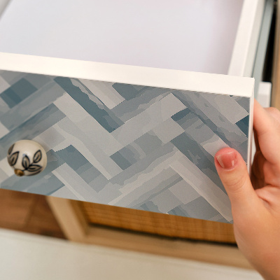 Selvklæbende folie til skabslåge Grå sildeben